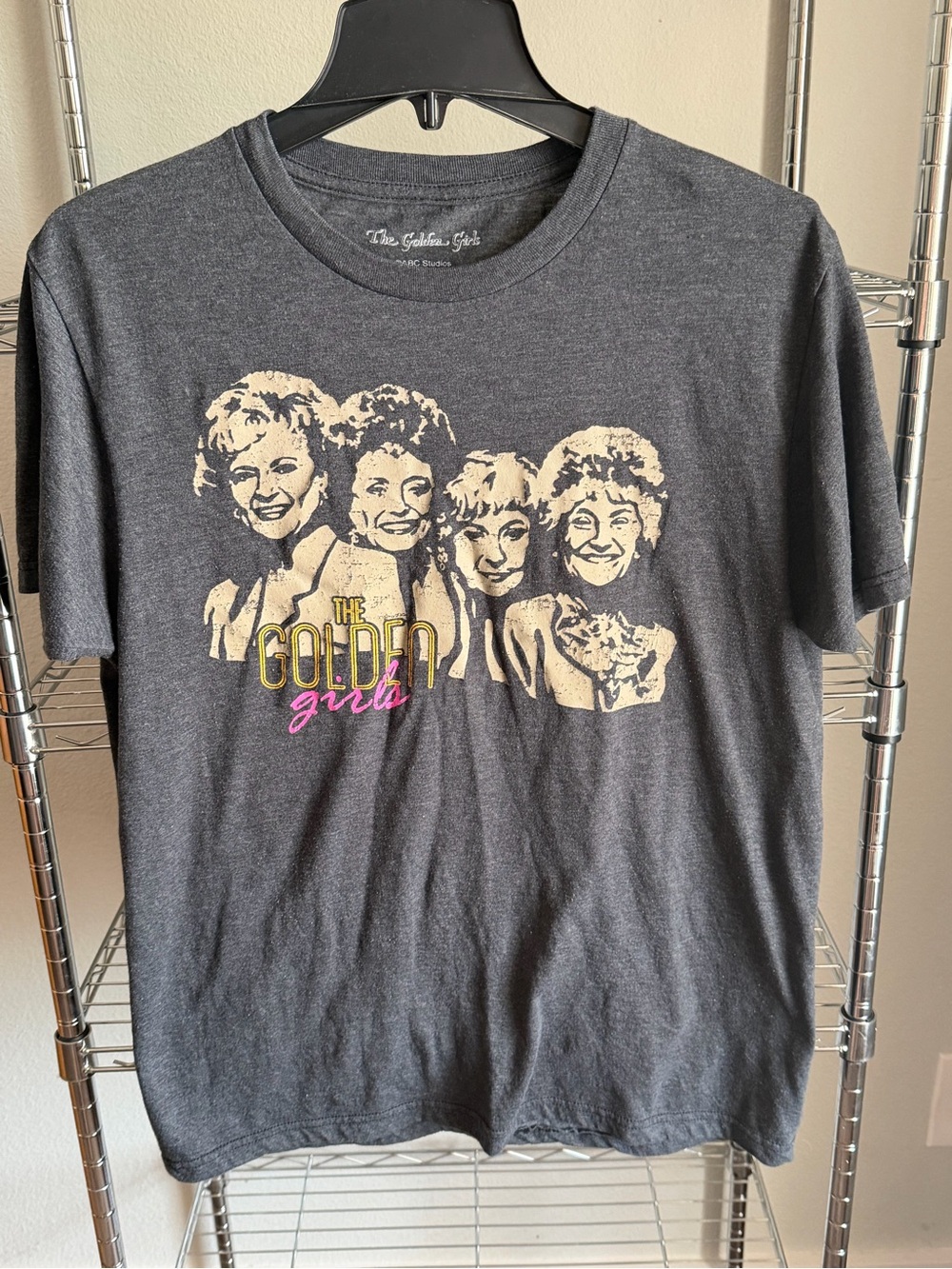 Women’s Dark Gray Golden Girls Graphic Tee - The Golden Girls